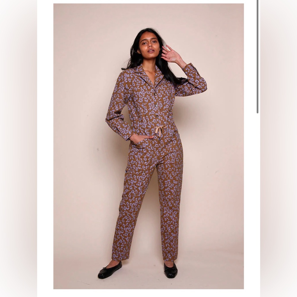 Rachel Antonoff Ziggy Leopard Jumpsuit